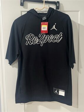 Jordan Black "Re2pect" Short-Sleeve Hoodie